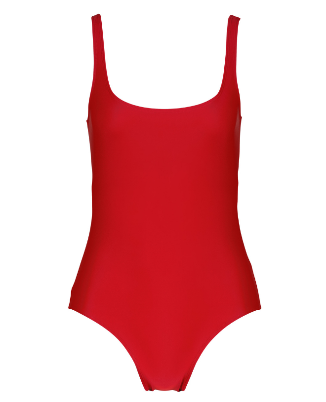 Maillot De Bain Anti UV Canopea Pour Femme Alice En Pepper Rouge