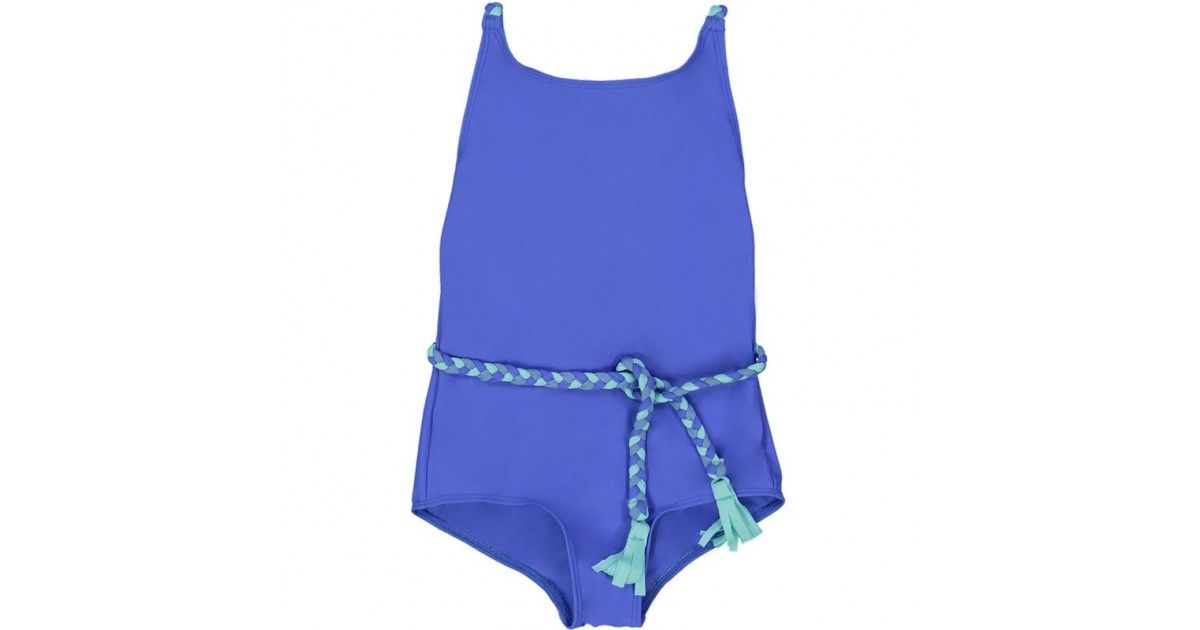 Maillot De Bain Anti Uv Indigo Blue Pour Filles