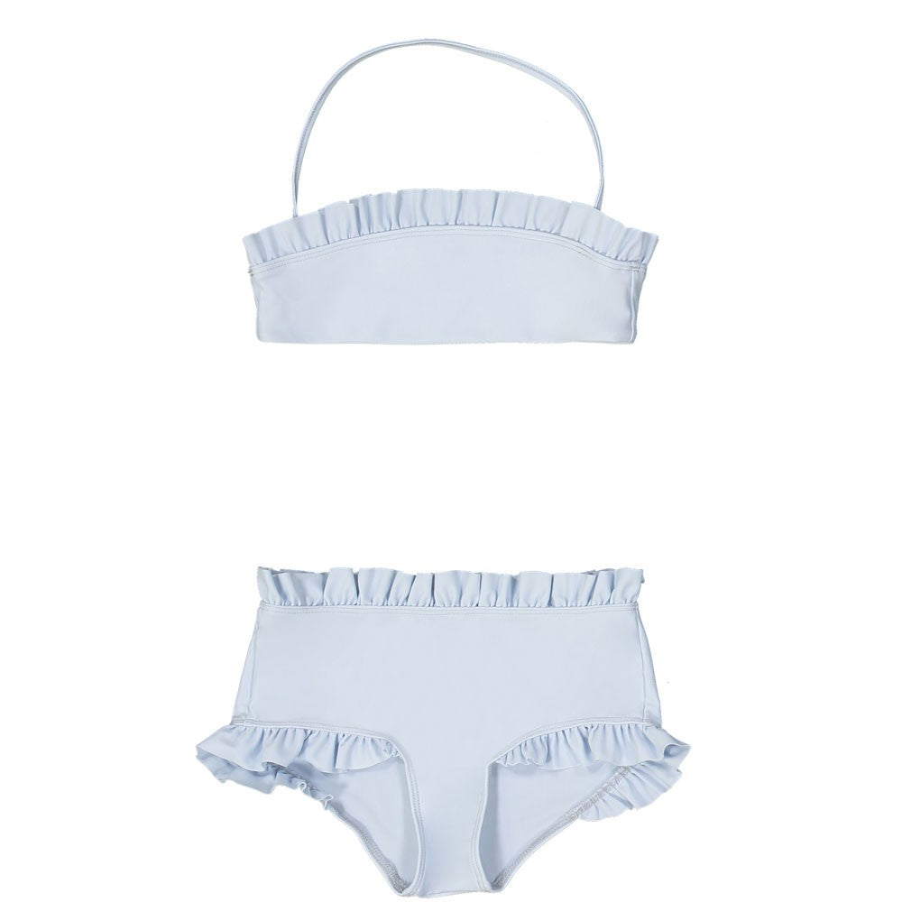 Haut de maillot de bain anti-UV pour  fille et bébé Nina en Ash de CANOPEA