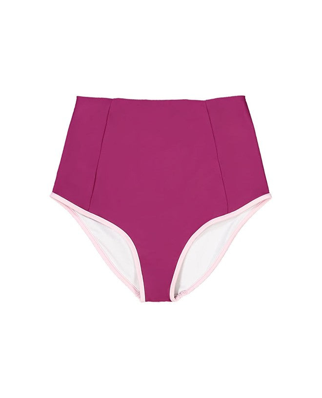 Culotte de bain anti-UV pour femme Salomé en Plum de CANOPEA