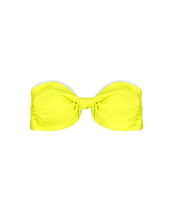 Haut de maillot de bain anti-UV pour femme Leia en Limoncello de CANOPEA