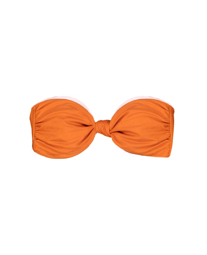 Haut de maillot de bain anti-UV pour femme Leia en Safran de CANOPEA
