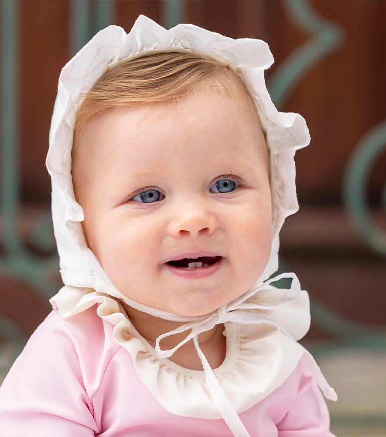 Chapeau anti-UV pour bébé et fille Fleur en Bloom de CANOPEA