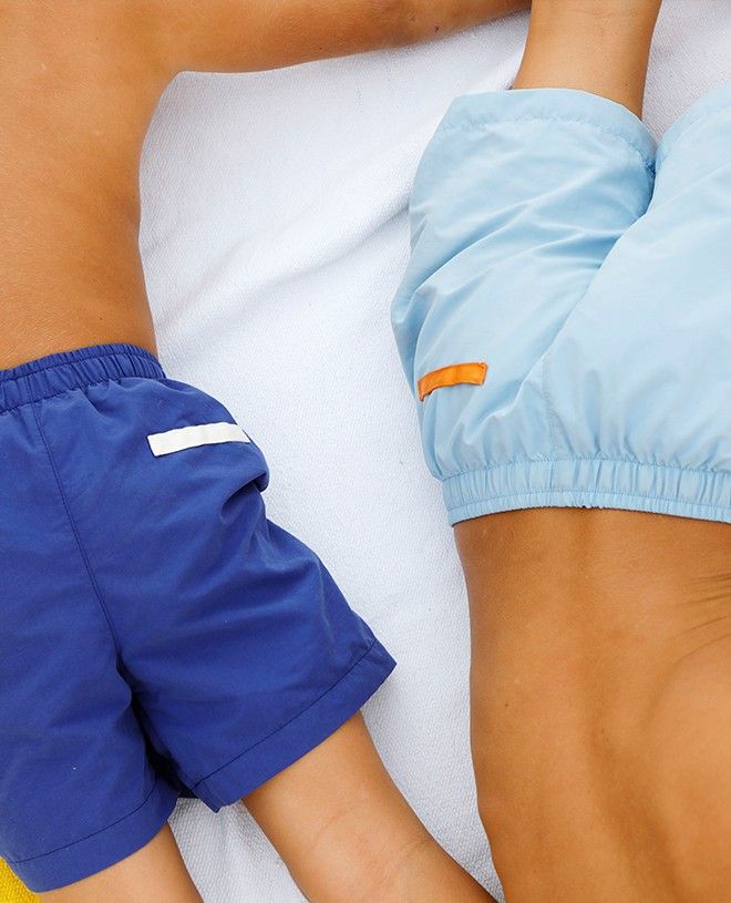 Short de bain anti-UV pour garçon Diego en Ash de CANOPEA