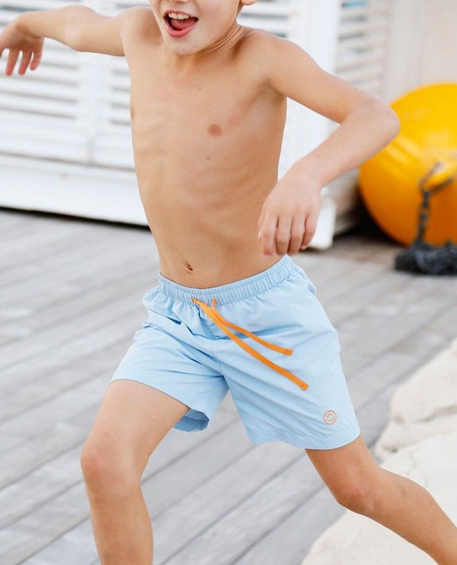 Short de bain anti-UV pour garçon Diego en Ash de CANOPEA