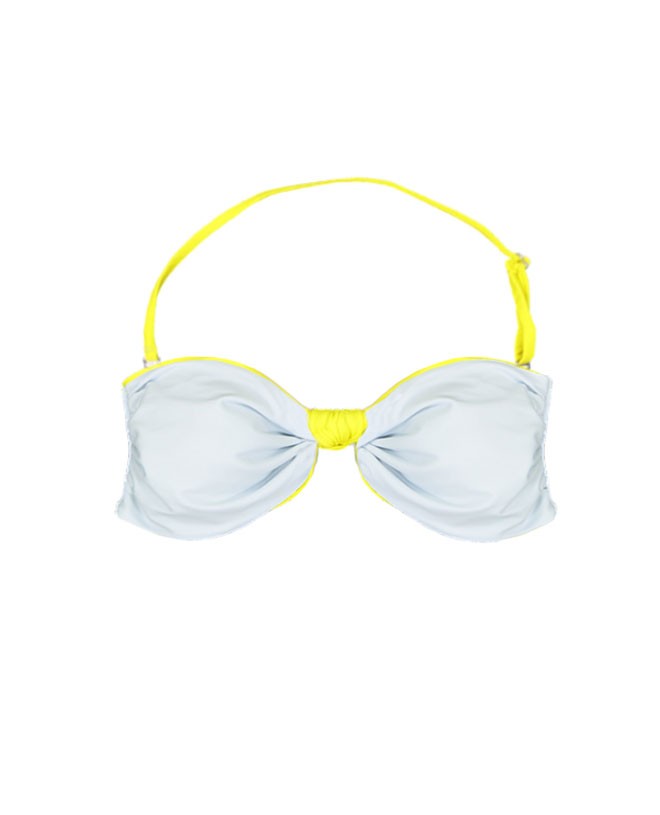 Haut de maillot de bain anti-UV pour femme Leia en Limoncello de CANOPEA