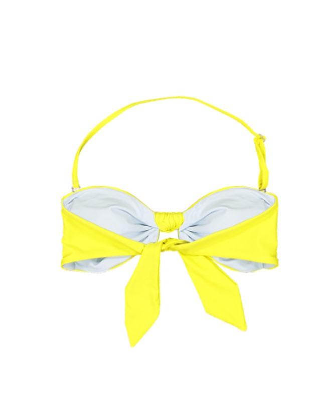 Haut de maillot de bain anti-UV pour femme Leia en Limoncello de CANOPEA