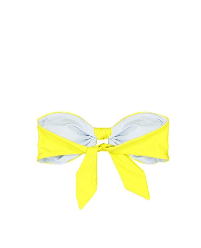 Haut de maillot de bain anti-UV pour femme Leia en Limoncello de CANOPEA