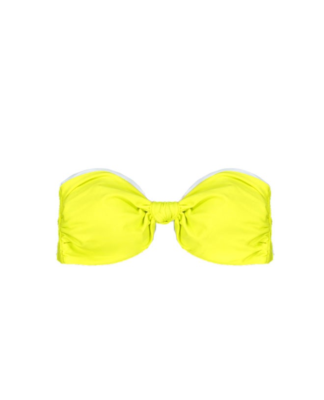 Haut de maillot de bain anti-UV pour femme Leia en Limoncello de CANOPEA