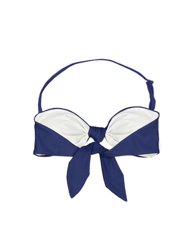 Haut de maillot de bain anti-UV pour femme Leia en Blueberry de CANOPEA