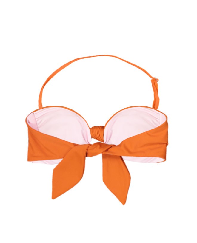 Haut de maillot de bain anti-UV pour femme Leia en Safran de CANOPEA