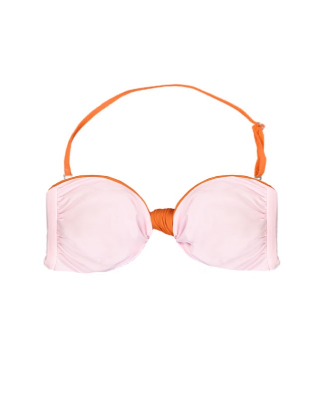 Haut de maillot de bain anti-UV pour femme Leia en Safran de CANOPEA