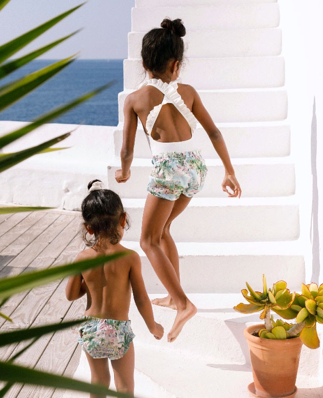 Short pour fille Isaure en Liberty Vista de CANOPEA