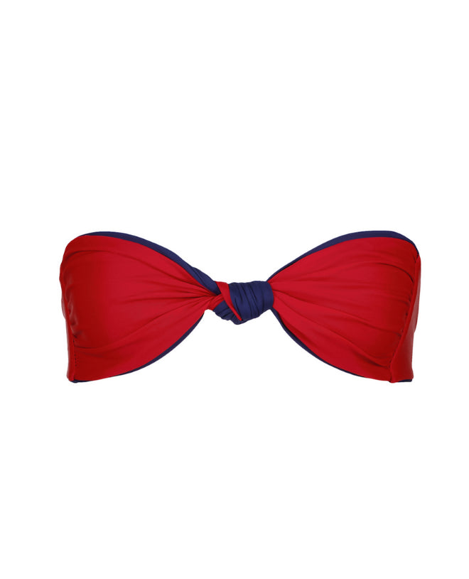 Haut de maillot de bain anti-UV pour femme Leia en Pepper et Blueberry de CANOPEA
