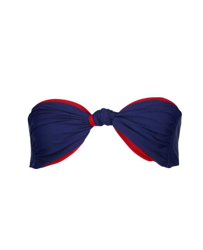 Haut de maillot de bain anti-UV pour femme Leia en Pepper et Blueberry de CANOPEA