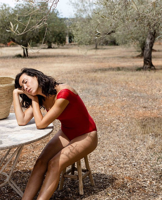 Maillot de bain une-pièce anti-UV pour femme Lucy en Pepper de CANOPEA