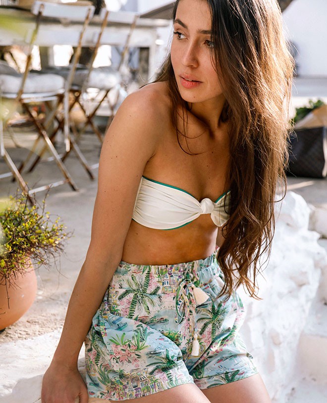 Short pour femme Ines en Liberty Vista de CANOPEA