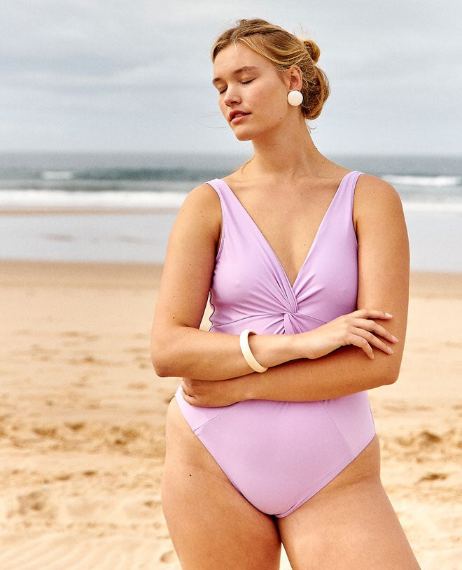 Maillot de bain une-pièce anti-UV pour femme Bianca en Parme de CANOPEA