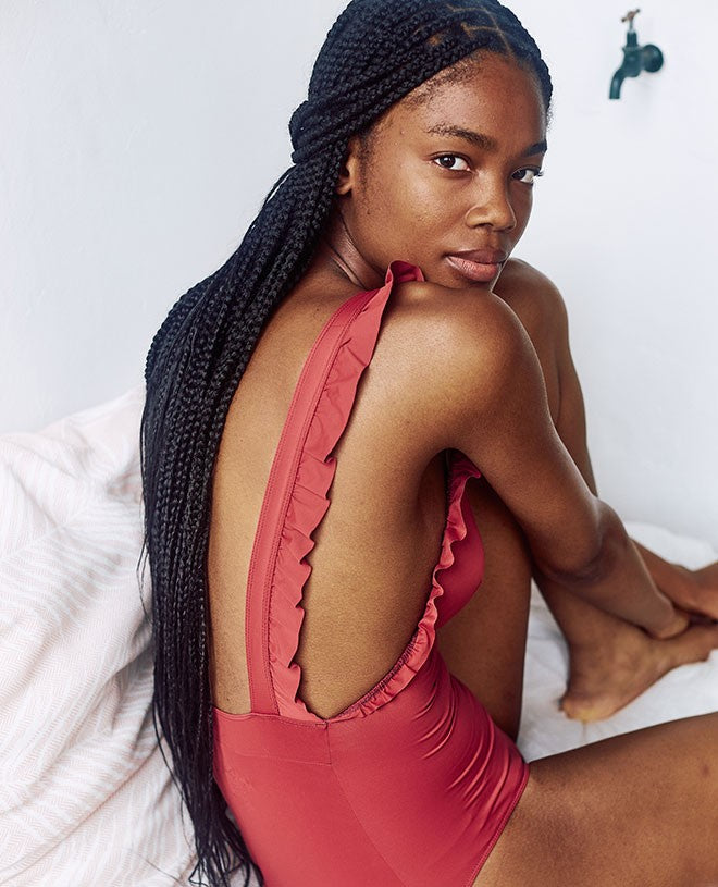 Maillot de bain une-pièce anti-UV pour femme Tara en Mars de CANOPEA