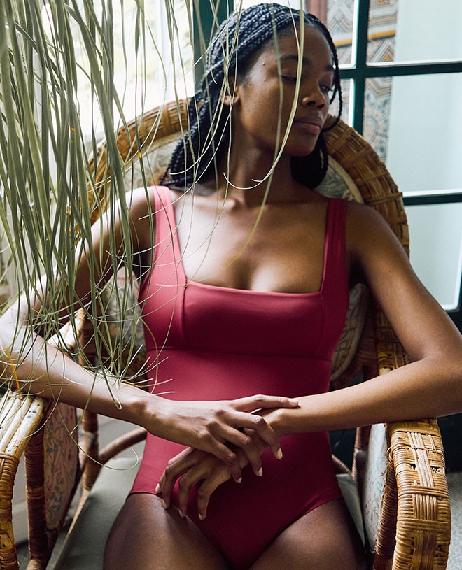 Maillot de bain une-pièce anti-UV pour femme Maria en Mars de CANOPEA