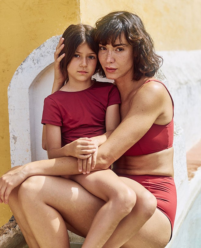 Haut de maillot de bain anti-UV pour femme Mariotta en Mars de CANOPEA