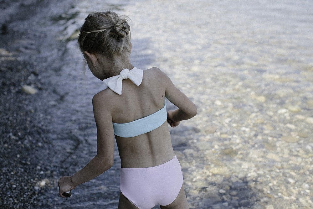 Culotte de bain anti-UV pour fille et bébé Ella en Aqua de CANOPEA
