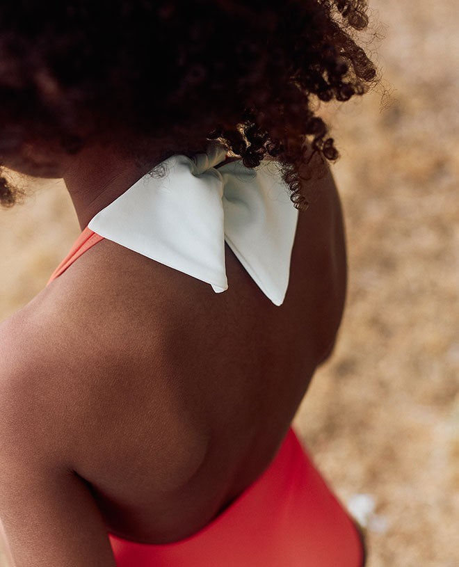 Maillot de bain une-pièce anti-UV pour fille et bébé Zita en Clémentine de CANOPEA