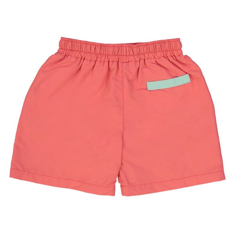 Fragola red swim shorts for boys by Canopea
