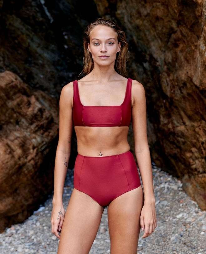 Haut de maillot de bain anti-UV pour femme Mariotta en Mars de CANOPEA
