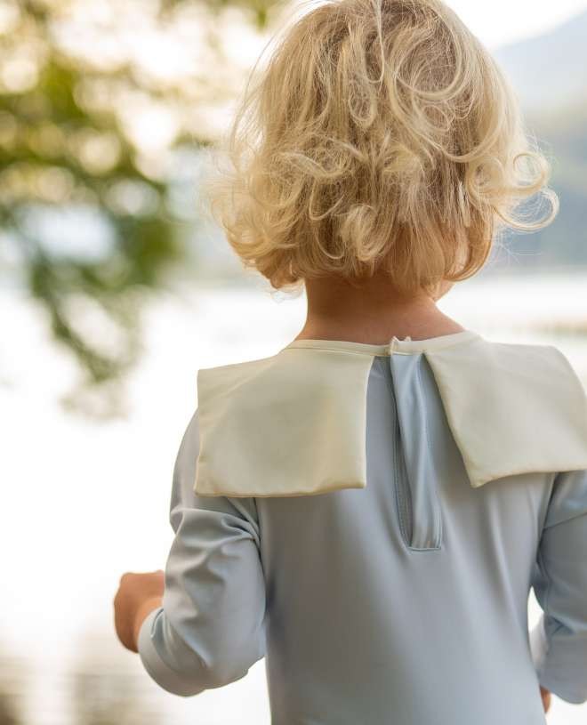 Maillot de bain anti-UV à manches longues pour bébé Marin en Ash de CANOPEA