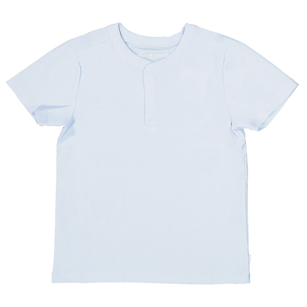 Haut t-shirt avec manche courtes anti-UV Louis pour enfant, garçon et bébé en Ash de CANOPEA
