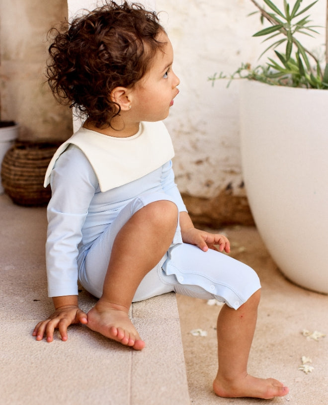 Maillot de bain anti-UV à manches longues pour bébé Marin en Ash de CANOPEA