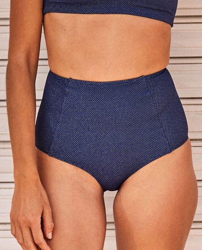 Culotte de bain anti-UV pour femme Leandra en Gloss Blueberry de CANOPEA
