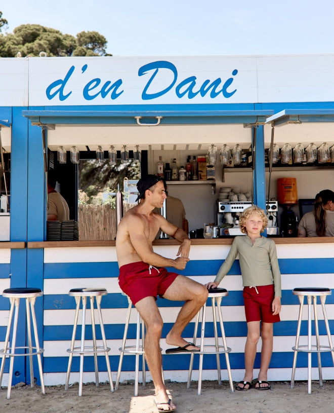Maillot de bain short garçon Diego CANOPEA en cherry