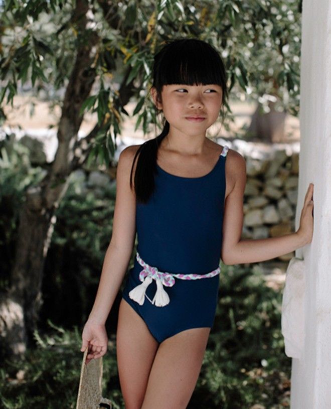 Girls Two Piece Tankini Boyshort Swimsuit Kids Swimwear Set Sun Protection Bathing Suit 