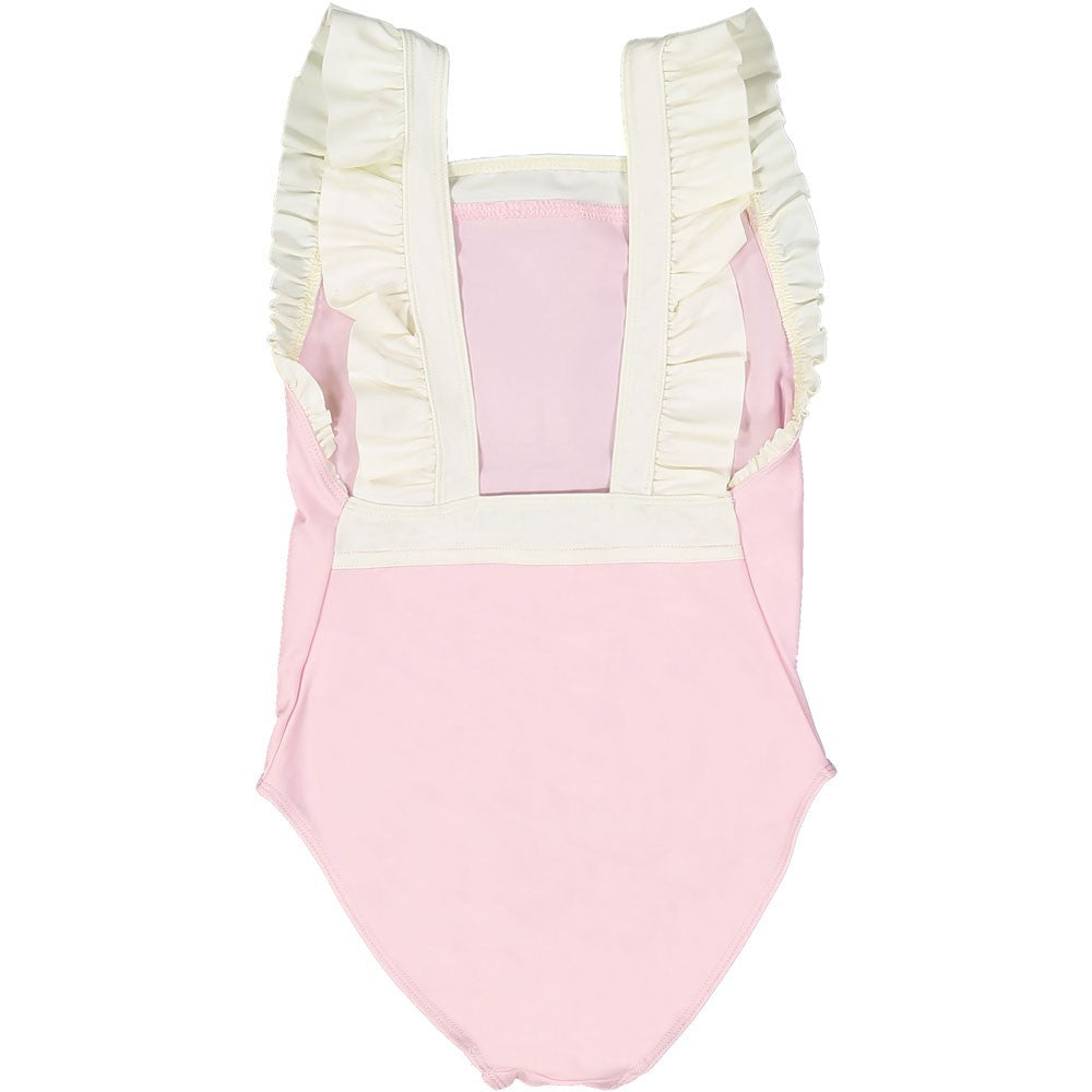 Dragee pink girl and baby sun protective swimwear by Canopea