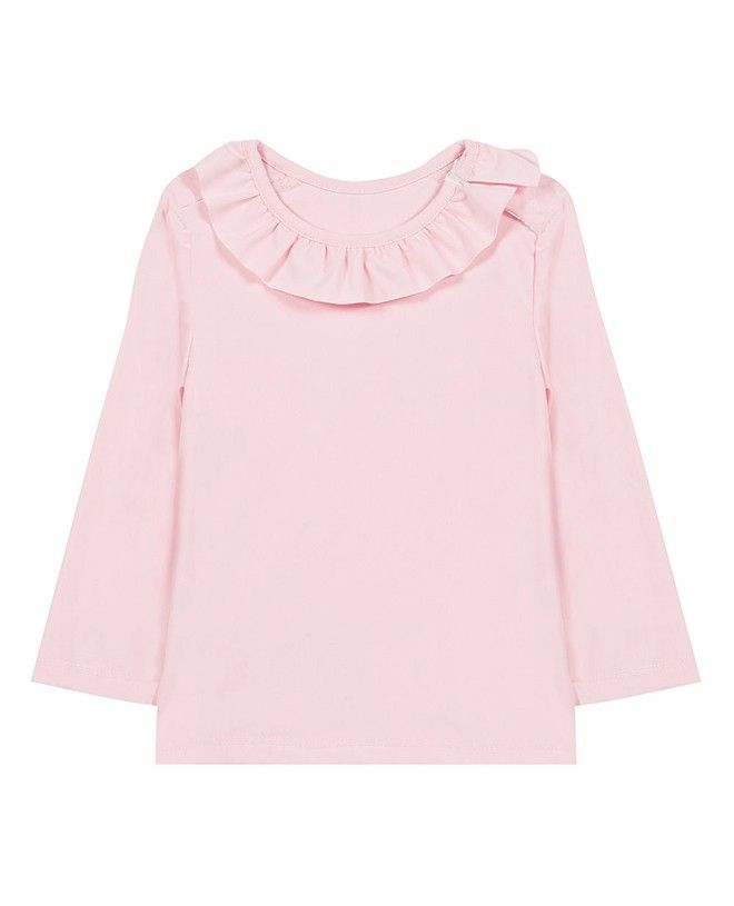 Sun protective rashguard for girl or baby in Dragée pink by Canopea