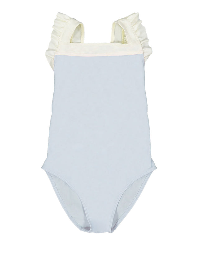 Girl and baby sun protective swimwear by Canopea in Ash color