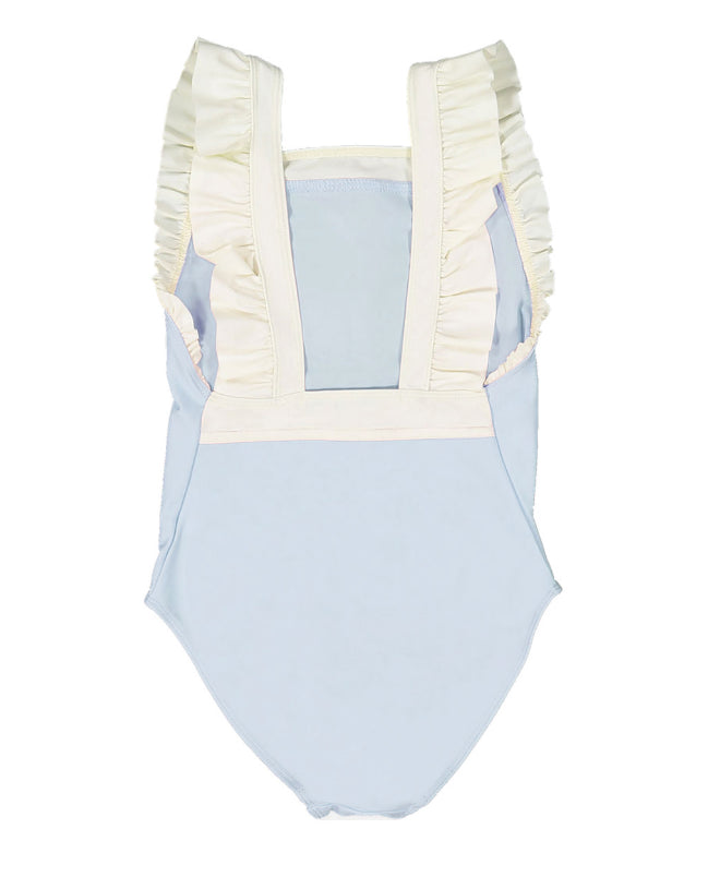 Girl and baby sun protective swimwear by Canopea in Ash color