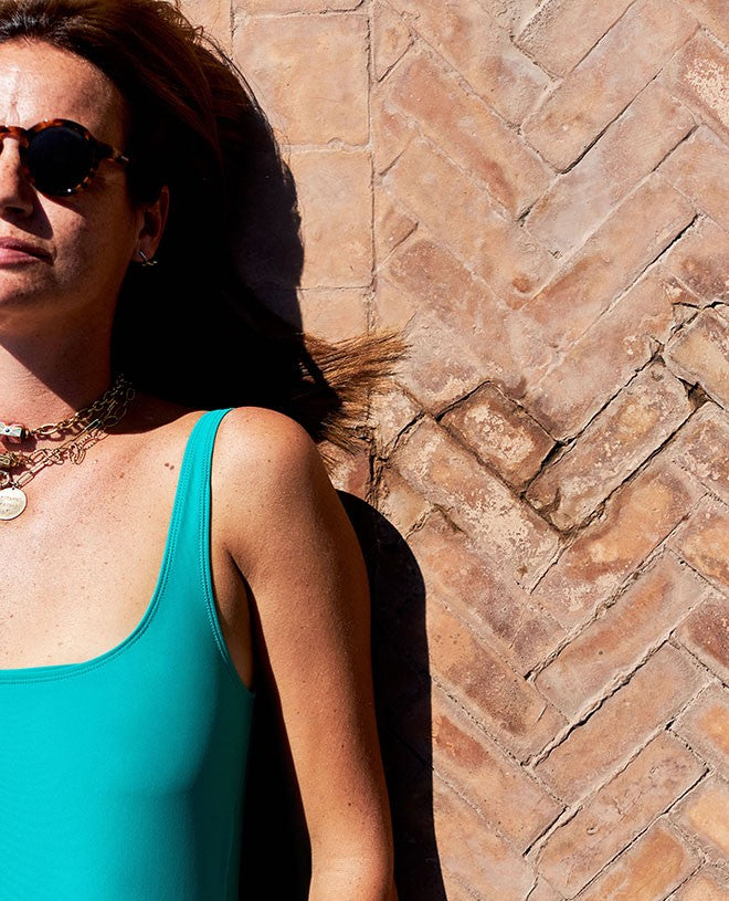 Maillot de bain une-pièce anti-UV pour femme Alice en Baleares de CANOPEA