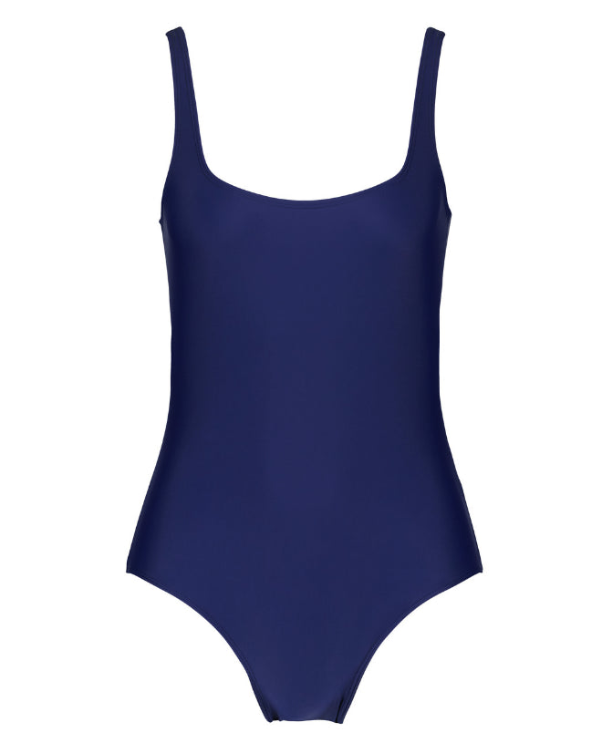 Sun protective swimsuit for women ALICE in blueberry by Canopea