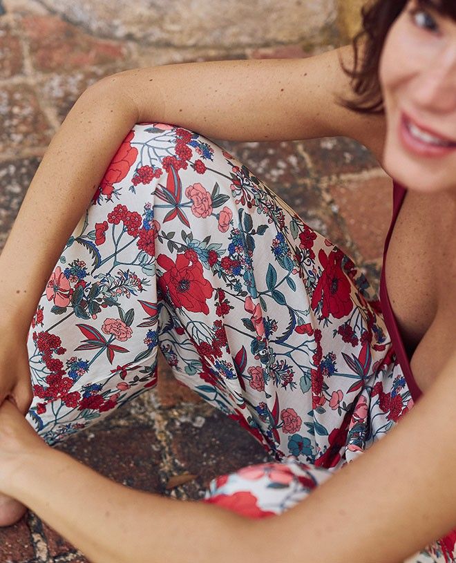 HILDA women's trousers in Varadero print from CANOPEA