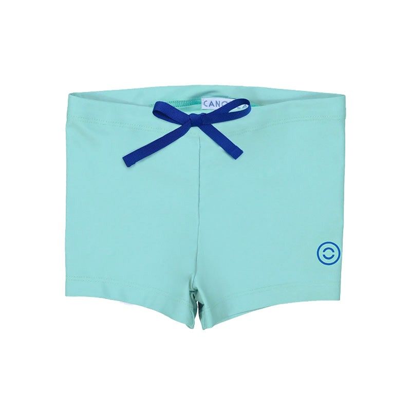 Sun protective swimsuit for boys in Aqua green by Canopea