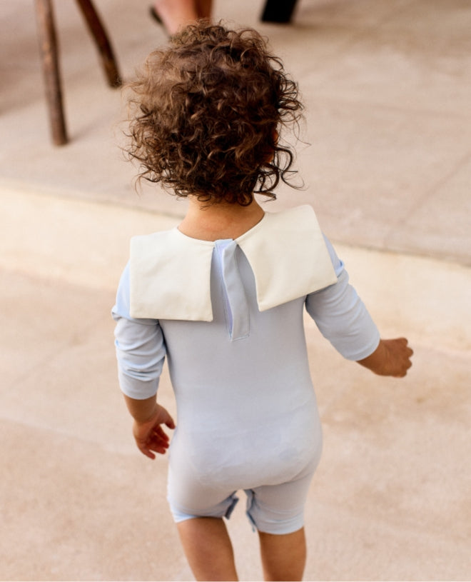 Maillot de bain anti-UV à manches longues pour bébé Marin en Ash de CANOPEA