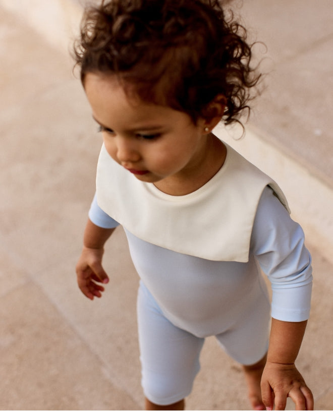 Maillot de bain anti-UV à manches longues pour bébé Marin en Ash de CANOPEA
