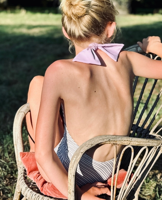 Maillot de bain une-pièce anti-UV pour fille Zita en Ric Rac Pansy de CANOPEA