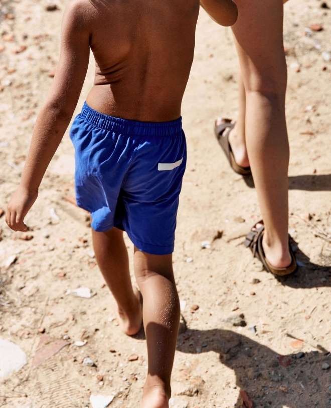 Short de bain anti-UV pour garçon Diego en Indigo de CANOPEA