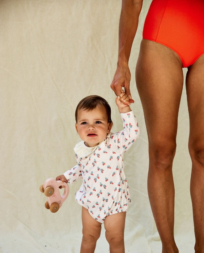 Maillot de bain anti-UV femme LEANDRA clementine de Canopea