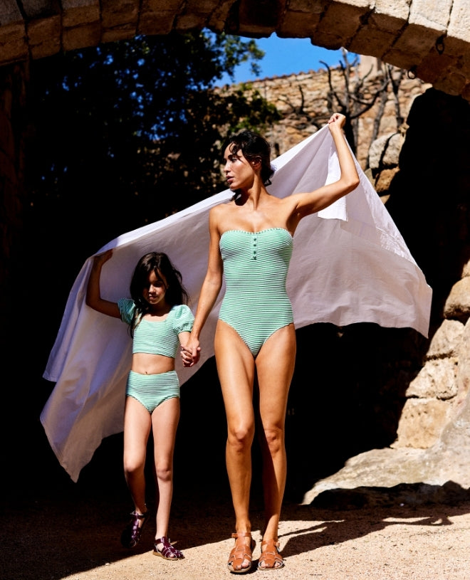 Maillot de bain une-pièce anti-UV pour femme Elise en sponge grass de CANOPEA 