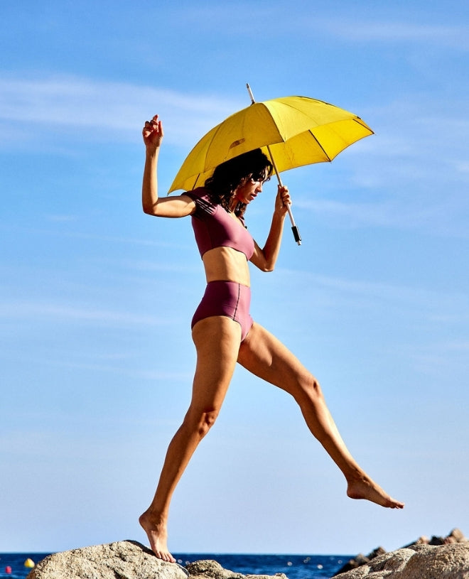 Maillot de bain anti-UV femme LEANDRA pourpre de Canopea